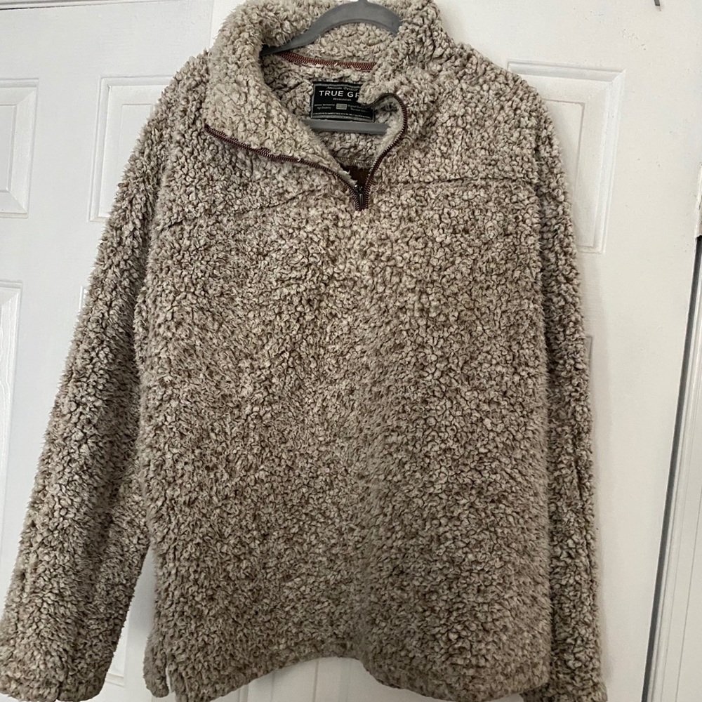 True Grit Frosty Tipped 1/4 Zip Pullover